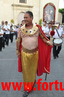 Grandioso Desfile Íbero-Romano de las Fiestas de Sodales de Fortuna (Murcia) del día 15 de Agosto del 2011.